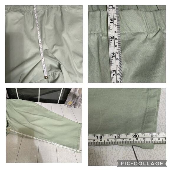 Woman Within Light Green Capris Plus Size Pants Size 40W - Picture 4 of 11